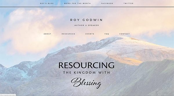 Resourcing the Kingdom of God with Roy Godwin